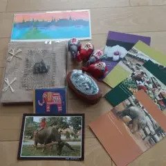 タイ お土産 おまとめ ポストカード 小物入れ