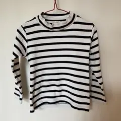 brnshes 長袖カットソー 白黒ストライプ　サイズ100