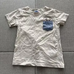 Disney Minnie & Mickey ポケットTシャツ 110