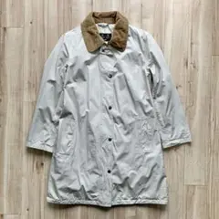 Barbour トレンチコート ベージュ 3ワラント襟コーデュロイ