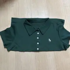 Dazy ダークグリーン 半袖ポロシャツ Mサイズ