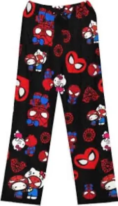 スパイダーマン ハローキティ パジャマパンツ
