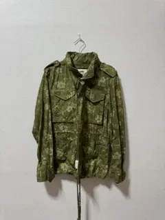 VANSフローラルパターン ミリタリージャケット