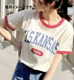 Lee カレッジロゴTシャツ　Mサイズ