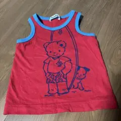 familiar タンクトップ 80cm 赤