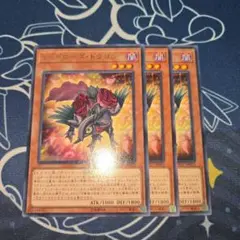 レッドローズ・ドラゴン 3枚セット