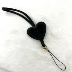 GUCCI　グッチ　ストラップ　チャーム　ハートモチーフ　レザー　3316