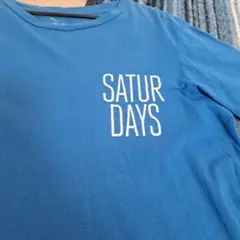 Saturdays surf NYC　Tシャツ ブルー　M