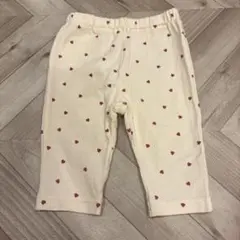 新品未使用✩ レギンス 70 ハート柄　七分丈
