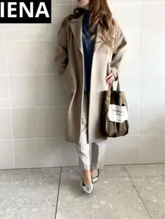 ☆美品☆ IENA MANTECO オーバー チェスターコート ロングコート