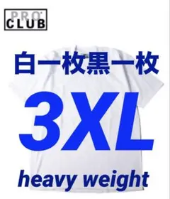 PRO CLUB 3XL ヘビーウェイト Tシャツ 白