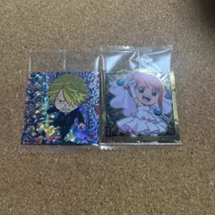 ワンピース 大海賊シールウエハース log12 サンジ ナミ