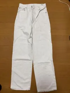 HW WHT LOOSE STRAIGHT|MOUSSY(マウ ジー）