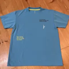 バスケットボール用水色Tシャツ Mサイズ