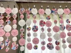 ヨーヨーキルト和柄のれん