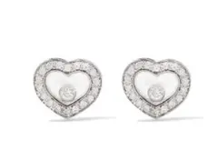 Chopard ハッピーダイヤモンドピアス 18KWG
