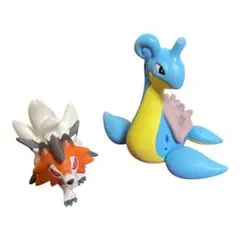 ポケモン モンコレ　ルガルガンたそがれのすがた ポケモン　ラプラス　フィギュア