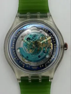 未使用品】 Swatch スウォッチ アースサミット'92 自動巻 腕時計