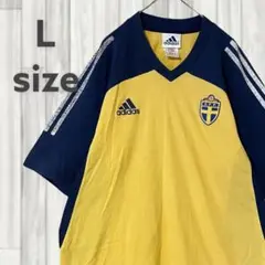 【adidas】アディダス スウェーデン ユニホーム サッカー 古着 ストリート