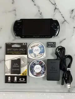 動作品。PSP3000 ピアノブラック。