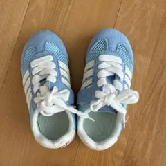 adidasサンバ　SAMBA メッシュスニーカー　ブルー　15cm
