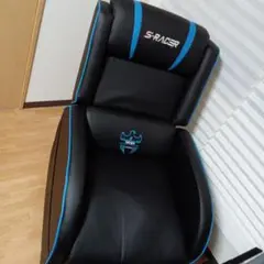 S-RACER ゲーミングチェア ゲーミングソファー ブラック/ブルー