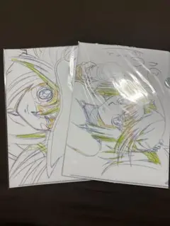 遊戯王　原画クリアファイル　2枚セット