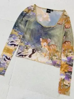 【極美品】Disney バンビ シアー トップス