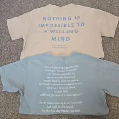 バックプリント Tシャツ 150cm　2枚