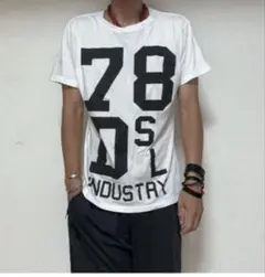 ディーゼル　DIESEL 78DSL プリントTシャツ ロゴT S