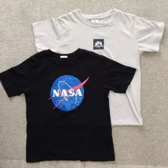 ♦【150】GU・NASAロゴ & CAPTAIN STAG Tシャツ セット