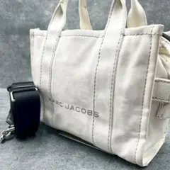 良品 美品 マークジェイコブス 2way キャンバス ショルダーバッグ ザトート