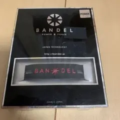 Bandel POWER & FORCE ブレスレット ブラック　ピンクSサイズ