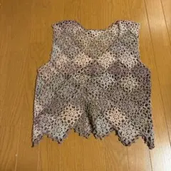 手編みのベスト