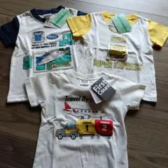 新品タグ付　新幹線　飛行機　Tシャツ　3枚セット