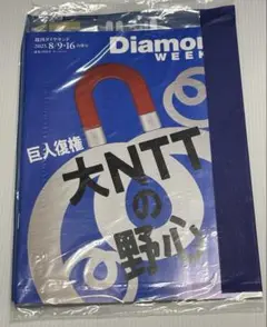 未開封 週刊ダイヤモンド 2025年8月9日•16日 合併号