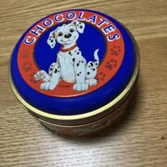 ②ディズニーランド　90年代 おかし缶　101匹わんちゃん