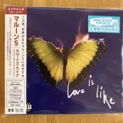 マルーン5 LOVE IS LIKE CD+DVD