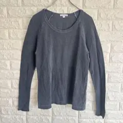 ジェームスパース 長袖 グレー Tシャツ アメリカ製 サイズ0 Sサイズ