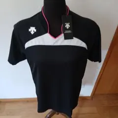 【新品】デサント スポーツシャツ O 黒