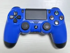 【美品】SONY PS4 純正 コントローラー DUALSHOCK 4 ブルー