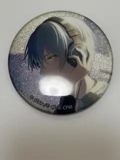 青柳冬弥　グリッター缶バッジ　41A