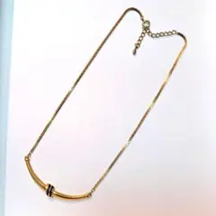 ゴールドカーブネックレス 40cm