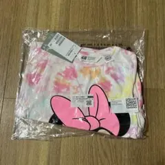 新品　H&M タイダイ柄ミニーちゃんTシャツ