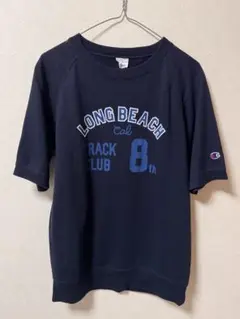 チャンピオン　スウェットTシャツ　ネイビー　紺色 Champion