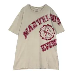 Willpips リネン混クルーネック ロゴプリントTシャツ　ベージュ　M