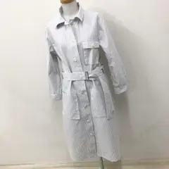 MARGARET HOWELL MHL. ロングワンピース ベルト付 サイズⅡ