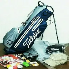 タイトリスト本物 送料無料キャディバック 極美品 Navy Titleist