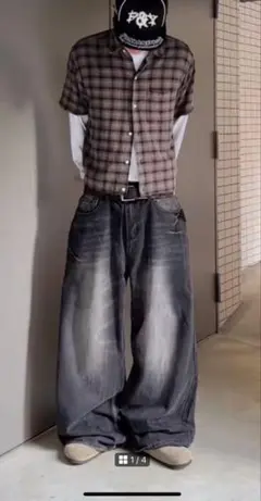 00's unknown 短丈チェックシャツ Cityboy