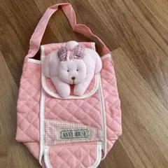 ANNY HOUSE ピンクのウサギ小物入れ